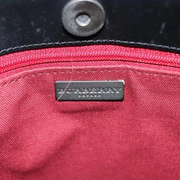 BURBERRY Nova Check Hand Bag Wool Beige Auth - Picture 11 of 15